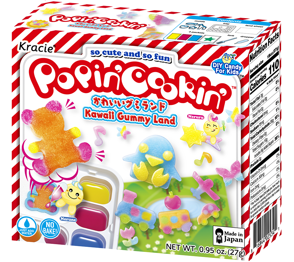 Kracie Popin' Cookin' Diy Candy for Kids,,- 3 Pack